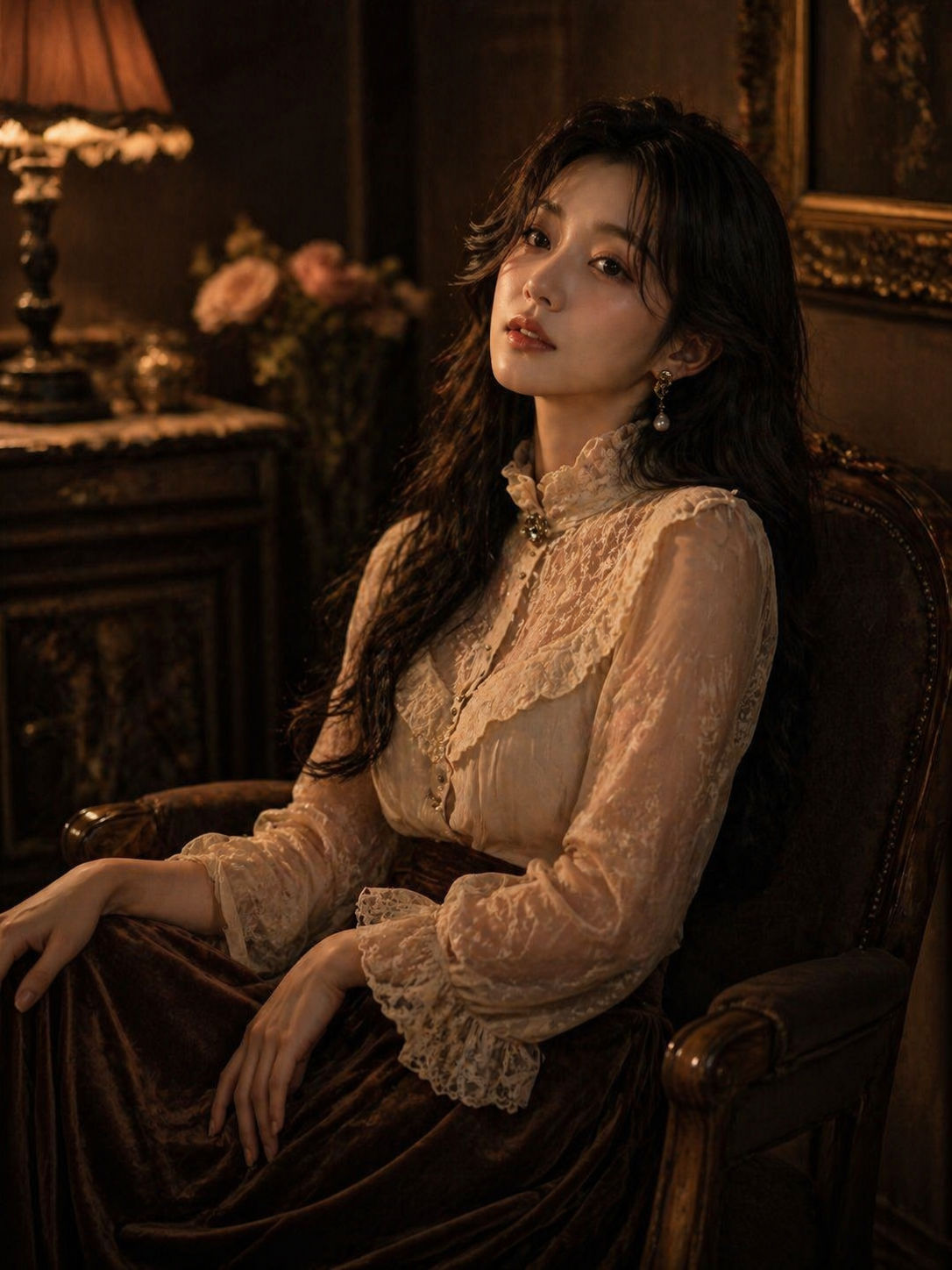 走心摄影复古室内写真作品